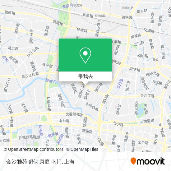 金沙雅苑·舒诗康庭-南门地图