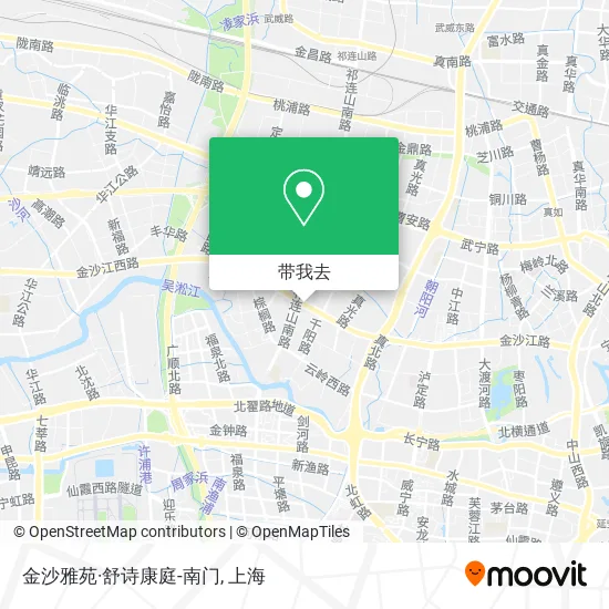 金沙雅苑·舒诗康庭-南门地图