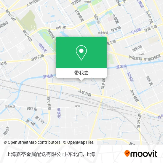 上海嘉亭金属配送有限公司-东北门地图