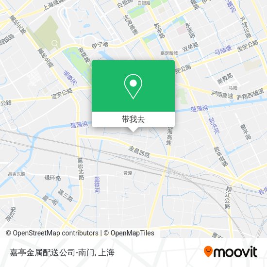 嘉亭金属配送公司-南门地图