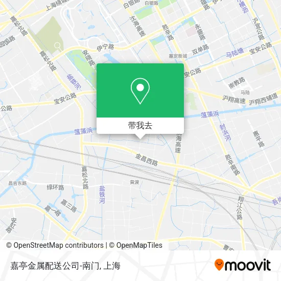 嘉亭金属配送公司-南门地图