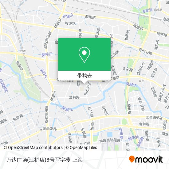 万达广场(江桥店)8号写字楼地图