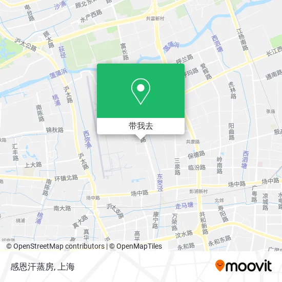 感恩汗蒸房地图