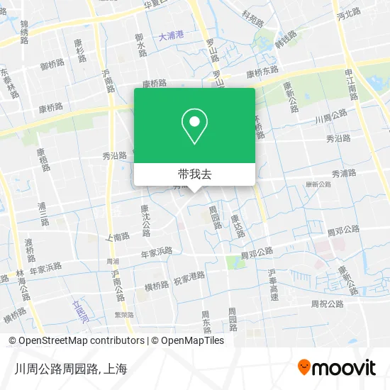 川周公路周园路地图
