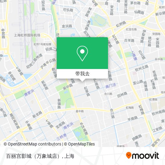 百丽宫影城（万象城店）地图