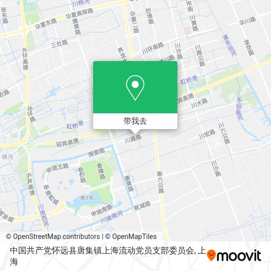 中国共产党怀远县唐集镇上海流动党员支部委员会地图
