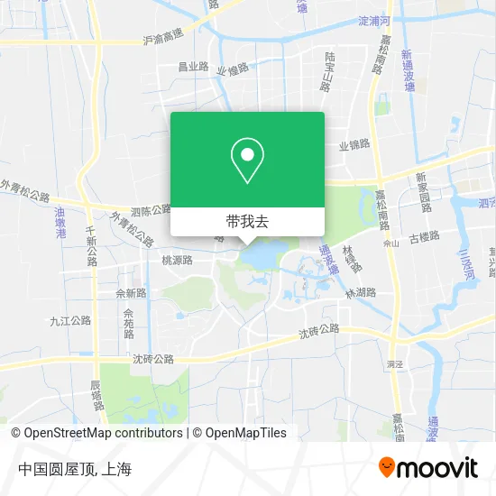 中国圆屋顶地图
