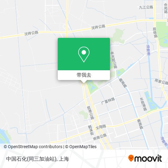 中国石化(同三加油站)地图