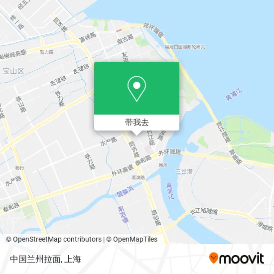 中国兰州拉面地图