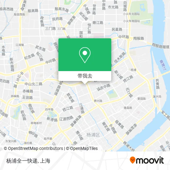 杨浦全一快递地图