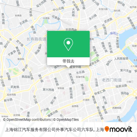 上海锦江汽车服务有限公司外事汽车公司六车队地图