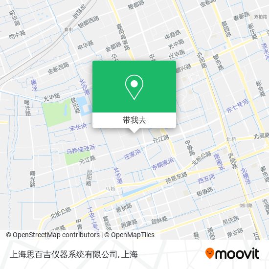 上海思百吉仪器系统有限公司地图