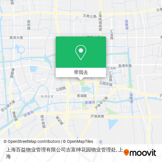 上海百益物业管理有限公司吉富绅花园物业管理处地图