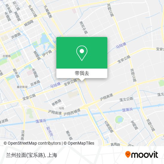 兰州拉面(宝乐路)地图