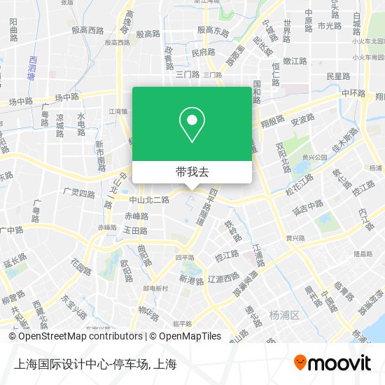上海国际设计中心-停车场地图