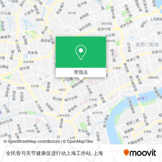 全民骨与关节健康促进行动上海工作站地图