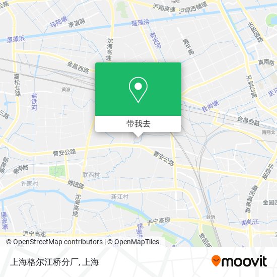 上海格尔江桥分厂地图