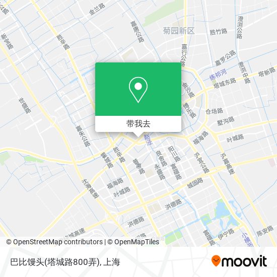 巴比馒头(塔城路800弄)地图