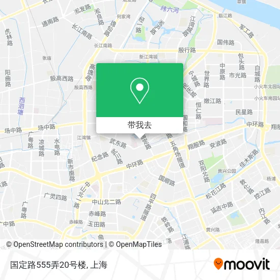 国定路555弄20号楼地图