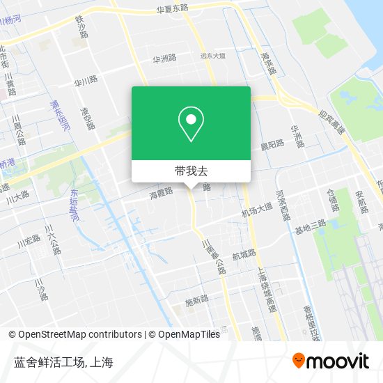 蓝舍鲜活工场地图