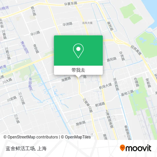 蓝舍鲜活工场地图
