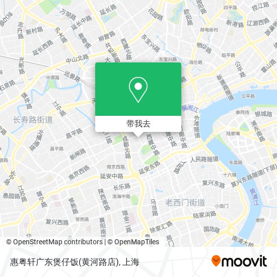 惠粤轩广东煲仔饭(黄河路店)地图