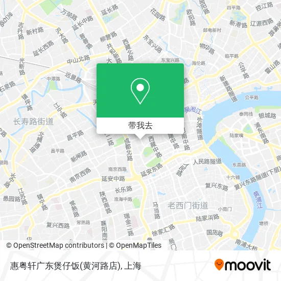 惠粤轩广东煲仔饭(黄河路店)地图
