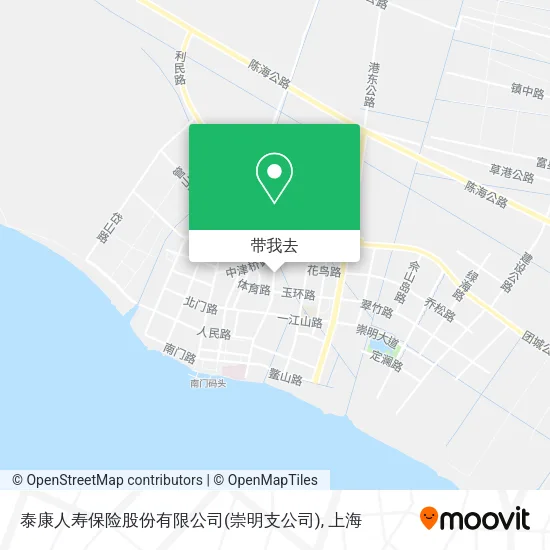泰康人寿保险股份有限公司(崇明支公司)地图