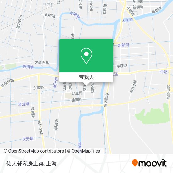 铭人轩私房土菜地图