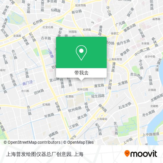 上海普发绘图仪器总厂创意园地图