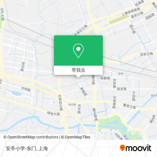 安亭小学-东门地图