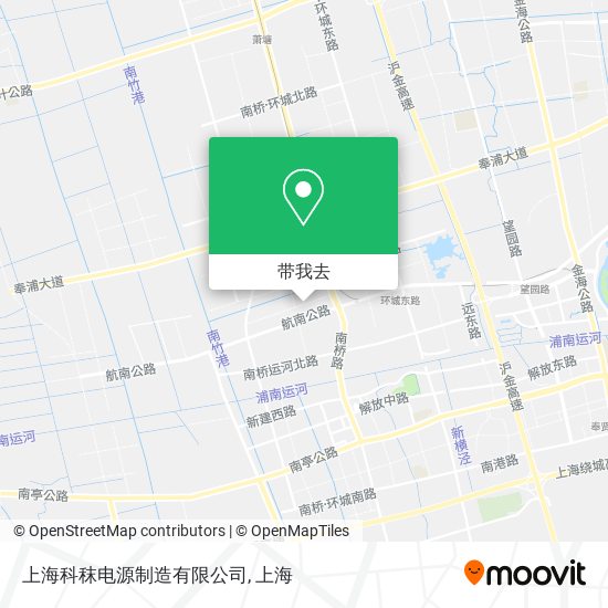 上海科秣电源制造有限公司地图