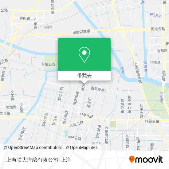 上海联大海绵有限公司地图