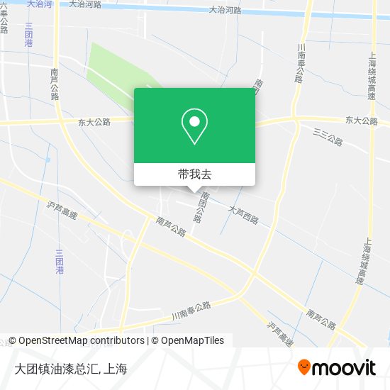 大团镇油漆总汇地图