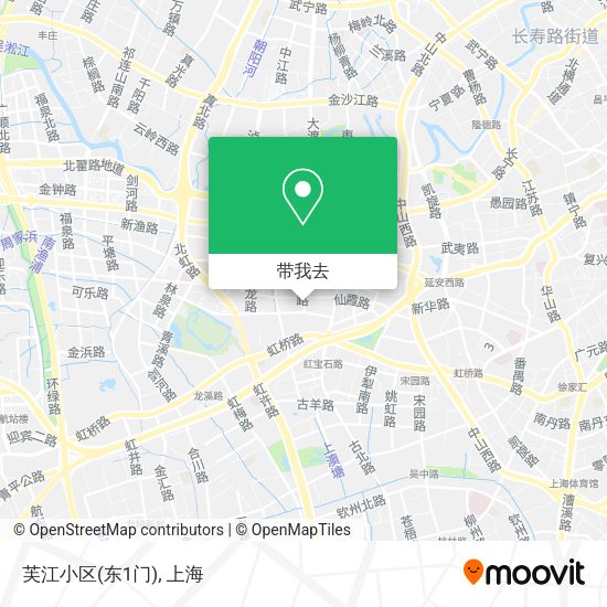 芙江小区(东1门)地图
