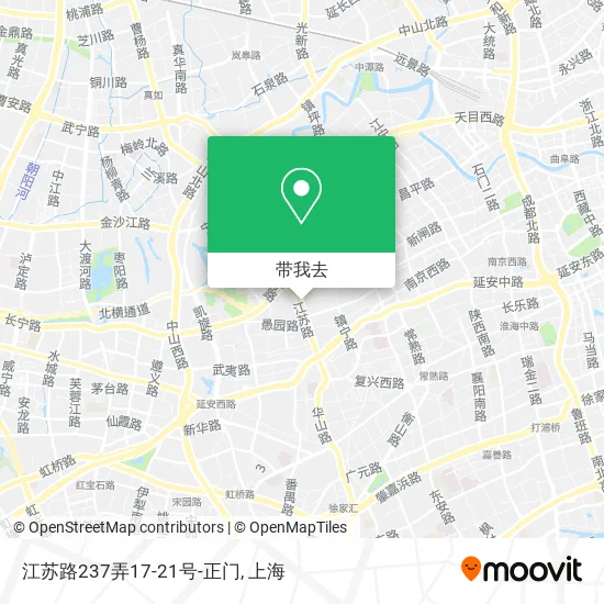 江苏路237弄17-21号-正门地图