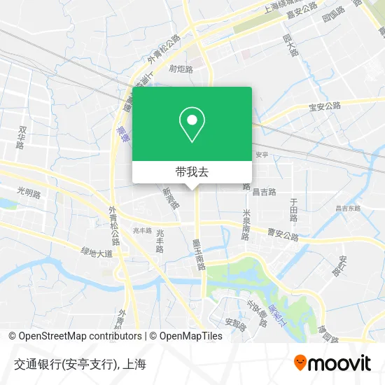 交通银行(安亭支行)地图