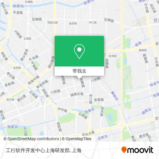 工行软件开发中心上海研发部地图