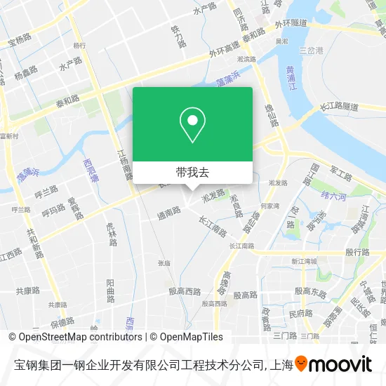 宝钢集团一钢企业开发有限公司工程技术分公司地图