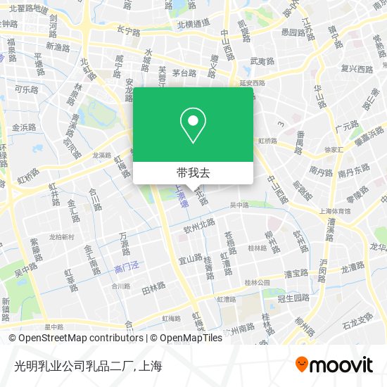 光明乳业公司乳品二厂地图