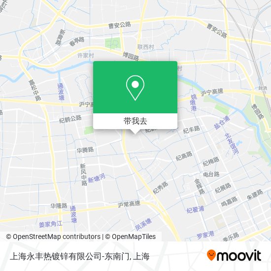 上海永丰热镀锌有限公司-东南门地图