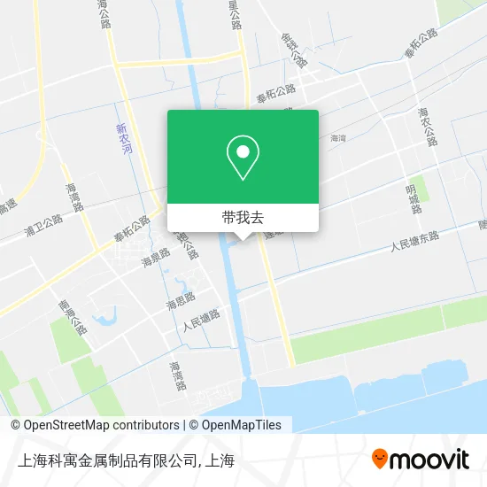 上海科寓金属制品有限公司地图