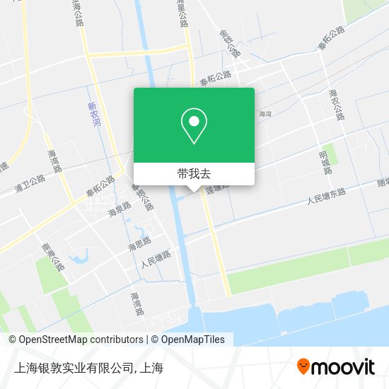 上海银敦实业有限公司地图
