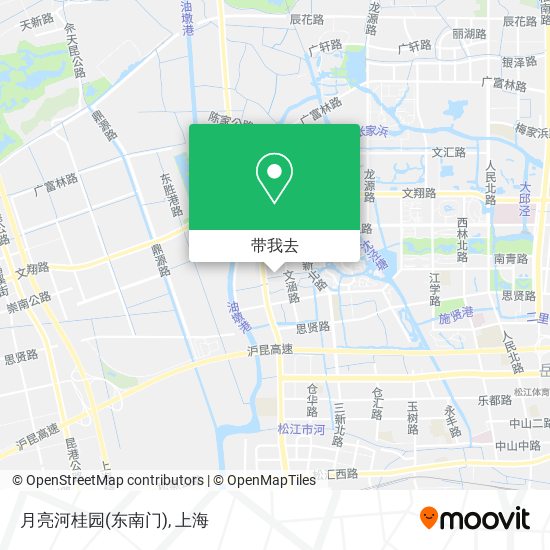 月亮河桂园(东南门)地图