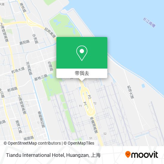 Tiandu International Hotel, Huangzan地图