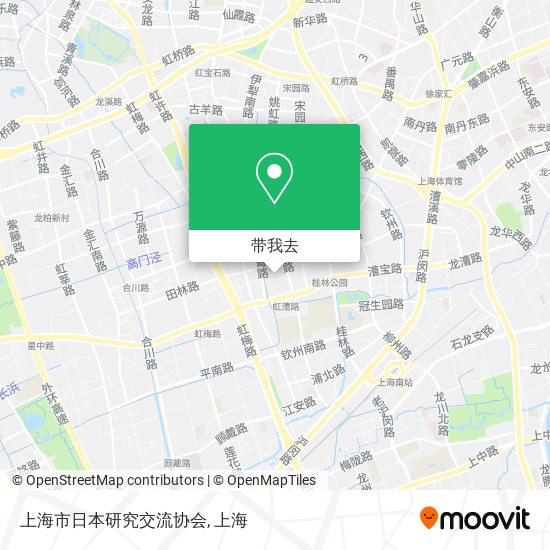 上海市日本研究交流协会地图