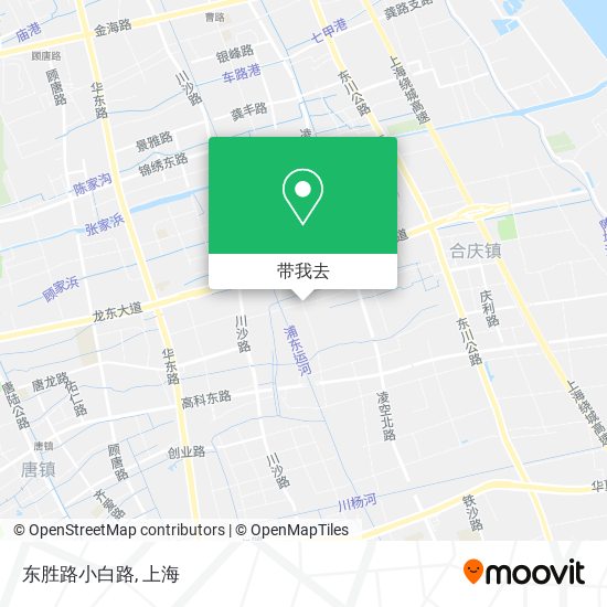 东胜路小白路地图