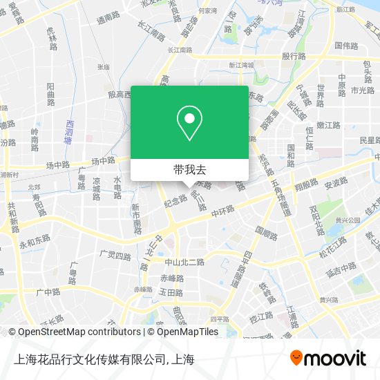 上海花品行文化传媒有限公司地图