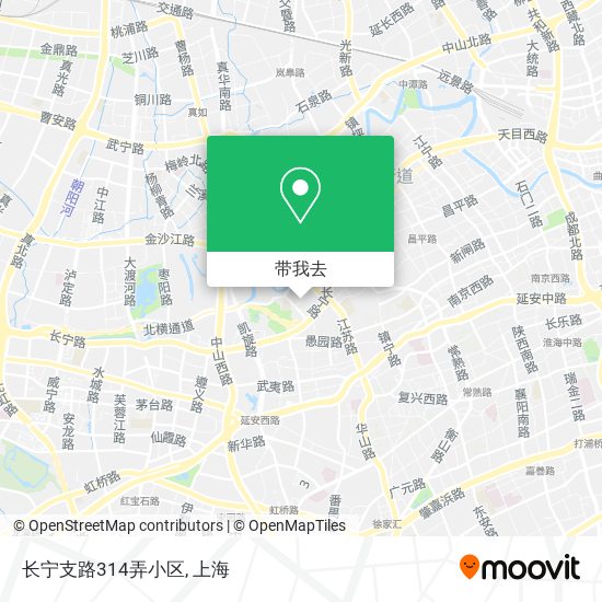 长宁支路314弄小区地图