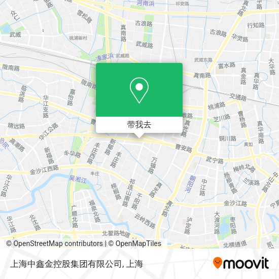 上海中鑫金控股集团有限公司地图